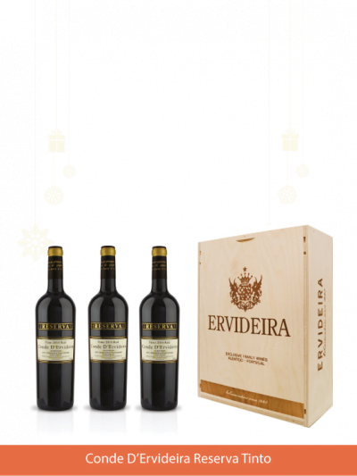 Conde D’Ervideira Reserva red, on a special pack